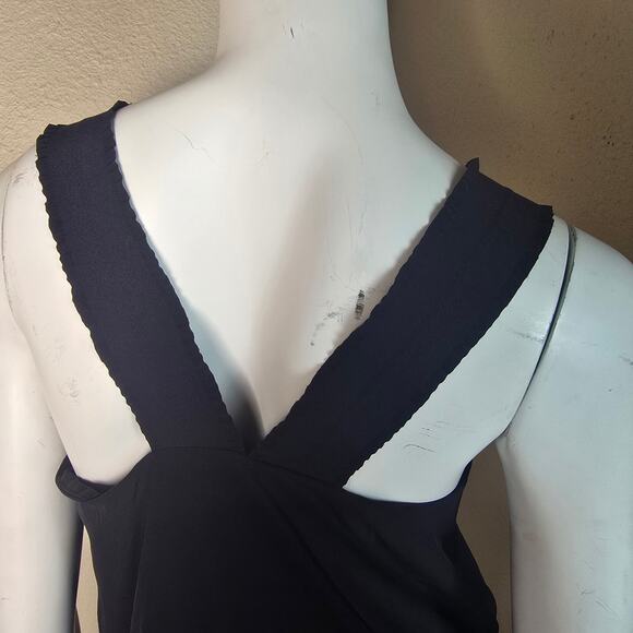 Athleta Savannah Strap Drawstring Dress - Black - Small - Style # 659323 - Picture 10 of 11